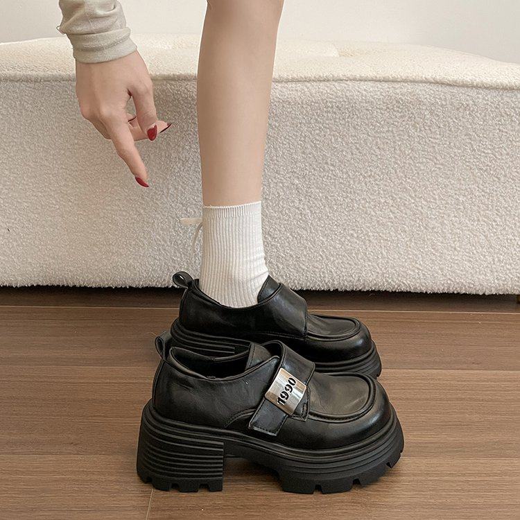 英伦风通勤上班玛丽珍鞋女2026春粗跟一字扣单鞋百搭学院风小皮鞋,女鞋,深口单鞋,淘宝优惠券,粉丝福利购,淘宝优惠卷