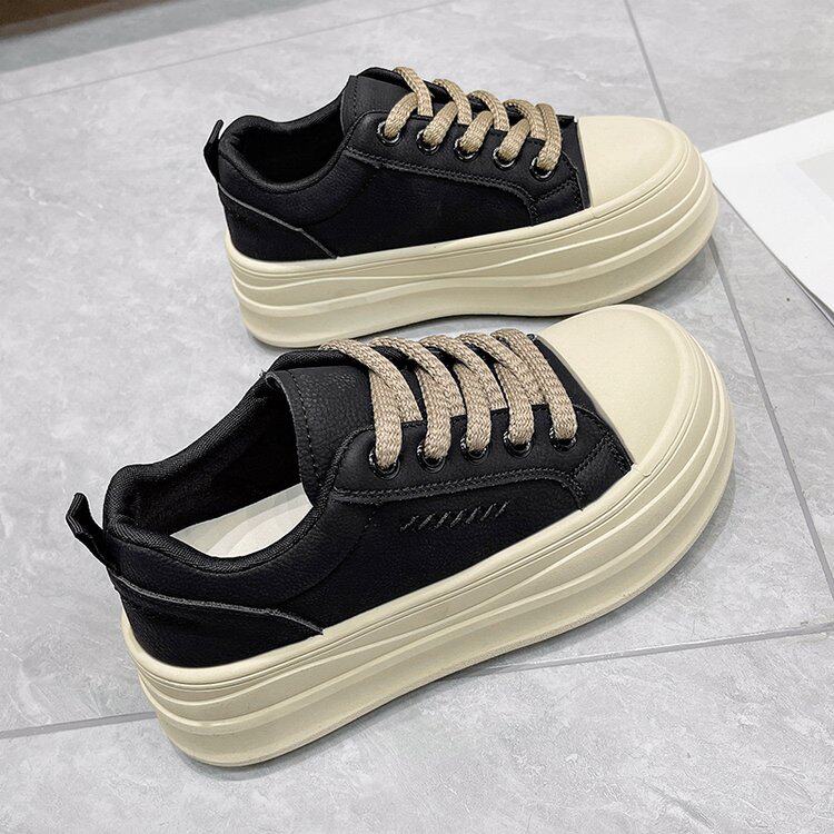 2025秋冬季新款加绒保暖棉鞋女运动休闲厚底单鞋增高大头板鞋潮流,女鞋,时尚休闲鞋,淘宝优惠券,粉丝福利购,淘宝优惠卷