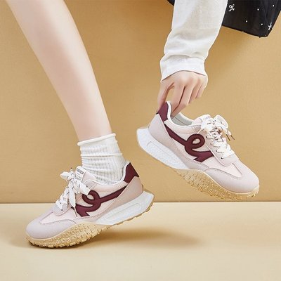 百搭厚底轻便软底休闲运动鞋子