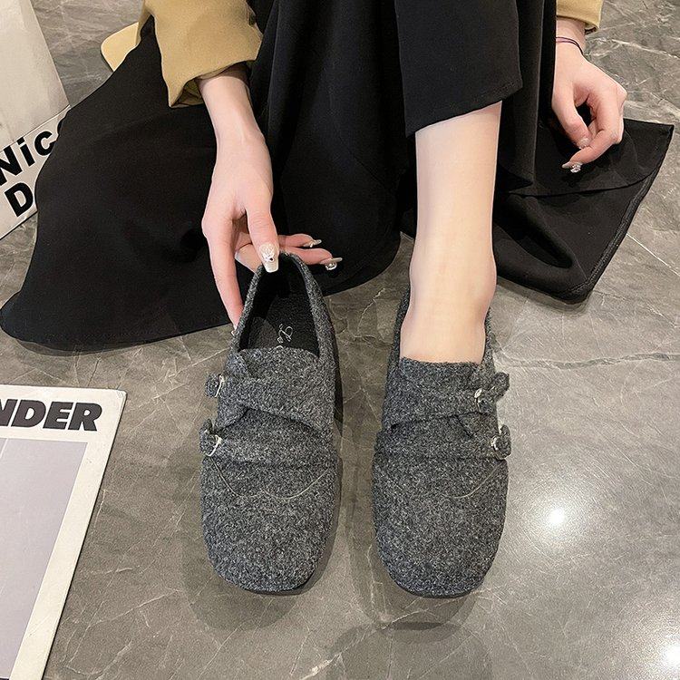 2026春季新款圆头粗跟内增高复古时尚气质皮带扣舒适百搭乐福单鞋,女鞋,深口单鞋,淘宝优惠券,粉丝福利购,淘宝优惠卷