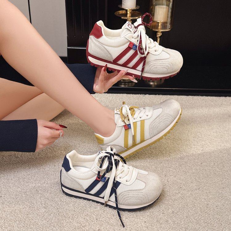 平底德训鞋女款2026新款春季女鞋子百搭爆款阿甘鞋休闲板鞋小白鞋,女鞋,时尚休闲鞋,淘宝优惠券,粉丝福利购,淘宝优惠卷