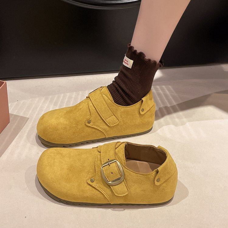 2026春季复古全包勃肯鞋女鞋子新款懒人一脚蹬单鞋休闲软底博肯鞋,女鞋,勃肯鞋/软木鞋,淘宝优惠券,粉丝福利购,淘宝优惠卷