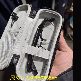 适用雷鸟眼镜盒魅族view眼镜盒届环眼镜盒乐奇眼镜盒米家音频眼镜华为智能眼镜盒酷态科10号/15/15号SE收纳盒