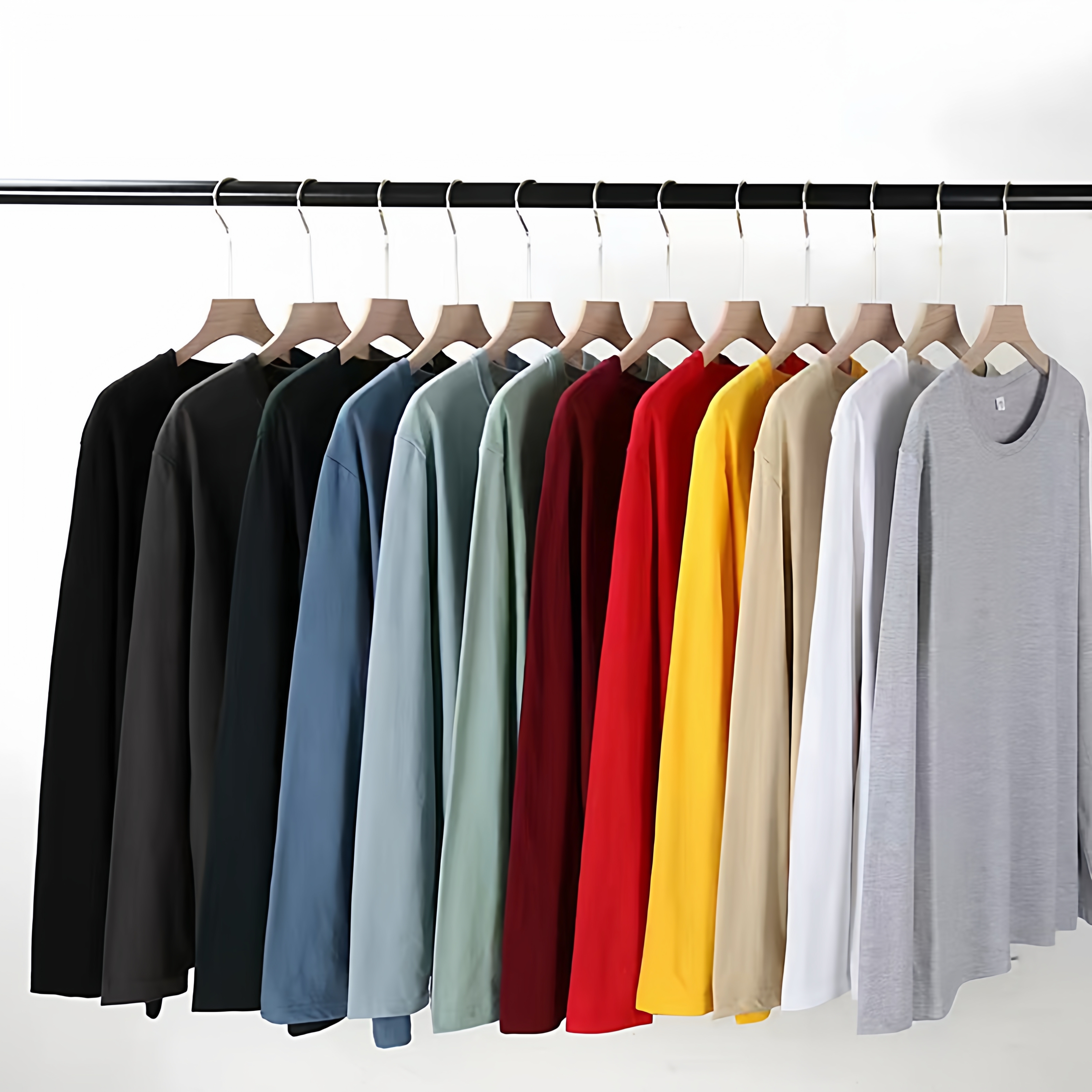 定制长袖t恤印logo纯棉团体服订做文化广告衫刺绣班服工作服印字