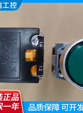 LA3810DS正品江阴长江22mm绿平头带灯自锁按钮LA3810DS209J2