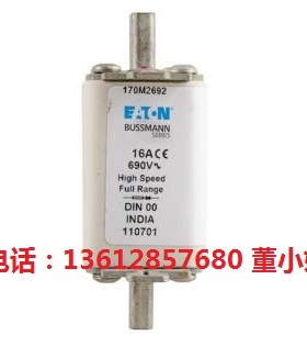 伊顿170M4183 170M4182 170M4181 170M4180保险管熔断器BUSSMANN