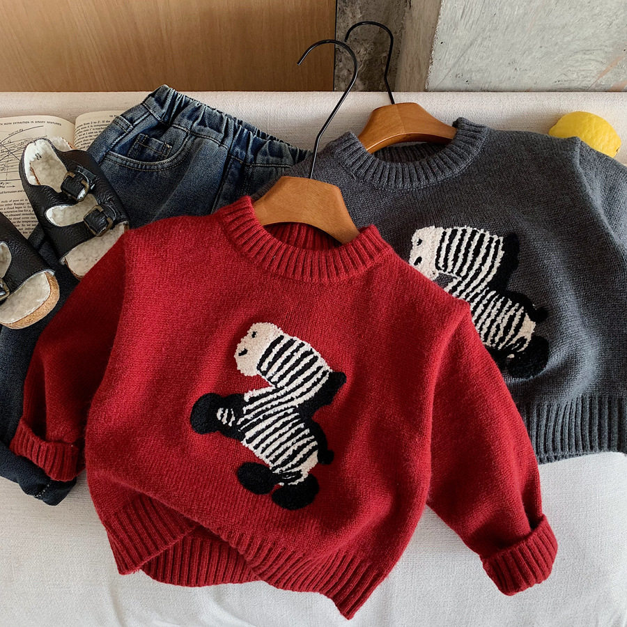 儿童小马毛巾绣套头毛衣男女童2025秋冬装宝宝保暖上衣小童针织衫,童装/婴儿装/亲子装,毛衣/针织衫,淘宝优惠券,粉丝福利购,淘宝优惠卷