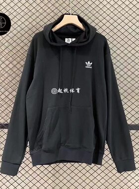 Adidas三叶草男女新款印花套头衫