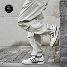 Adidas originals Forum 84 Low Cl 男女白绿休闲运动板鞋 ID4762