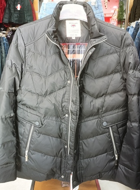 威鹏2025新款时尚都市冬季男羽绒便服立领加厚鸭绒商务外套357521