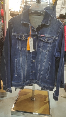 威鹏2025新款女式春秋款单层时尚牛仔衣夹克外套商务休闲款G53013