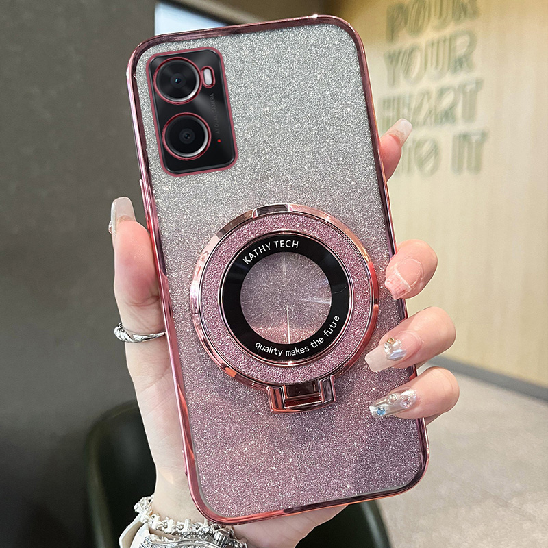 oppoA36硅胶套新款电镀透明支架