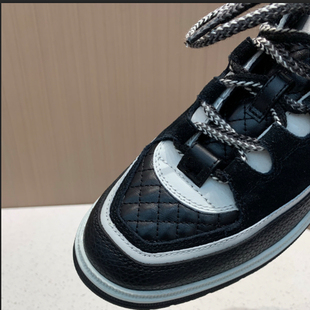 新款 熊猫系带厚底休闲鞋