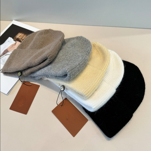 25秋冬圆圈毛线帽男女同款