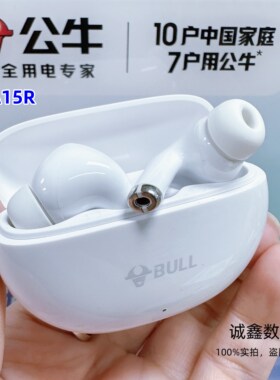 公牛智能降噪纯音无线蓝牙耳机