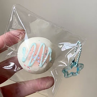 超白透双面厚26丝pvc捏捏乐包装袋三边封开口袋裸手感超软薄袋子