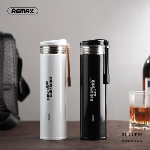 Remax高档大容量水杯不锈钢真空杯保温杯男士304子女便携车载茶杯