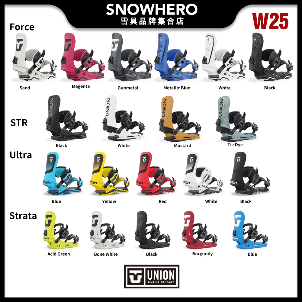 UNION2425雪季新品固定器