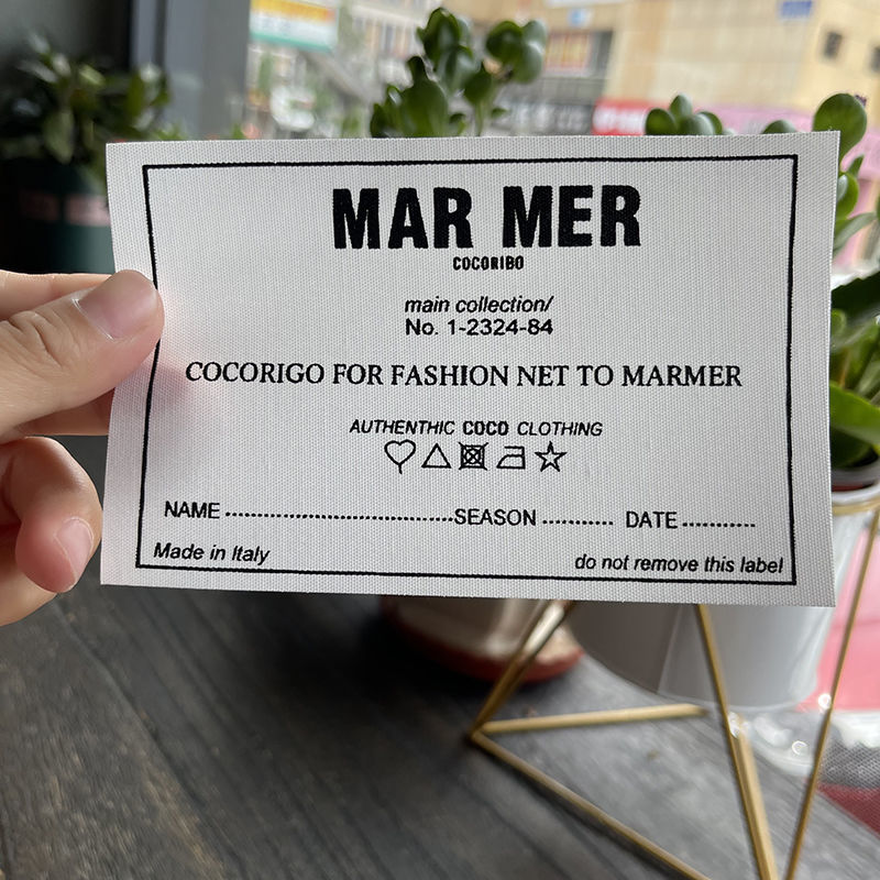 2021新款时尚机票登机牌长方形衣服装饰布标衣服补丁贴百搭贴布