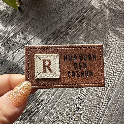 皮革服装布贴T恤羽绒服装饰贴布补丁自粘贴3.5X6.5cm自粘