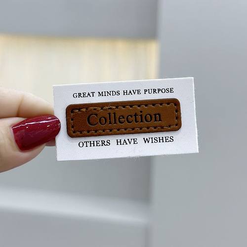 长方形皮革装饰补丁贴皮贴商标牛仔修补贴羽绒服T恤补洞装饰DIY