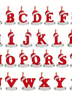 26 English Letters Christmas Decoration Pendant Christmas Tr