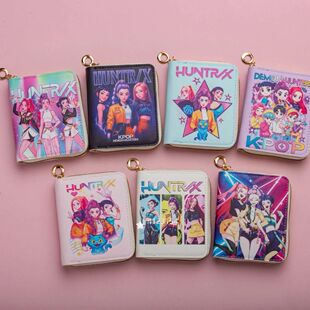 KPop Wallets Credit Car Short Leather Women Hunters Demon