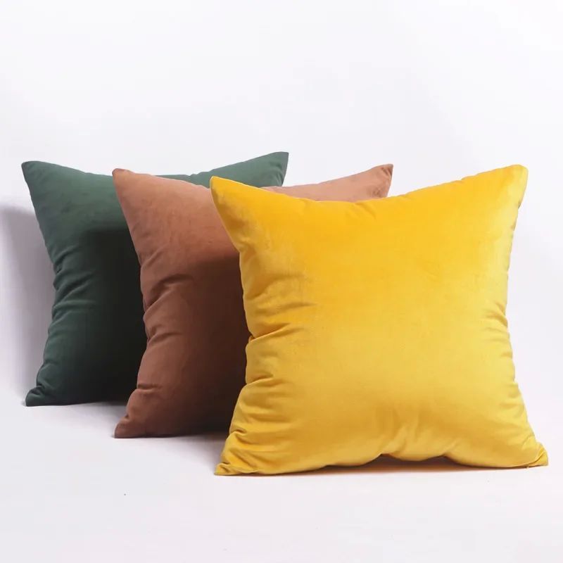 Velvet Cushion Cover Soft Pillow Cover 45x45 cm Pillow Case