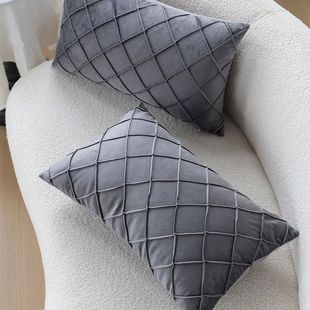 Gray Cushion Cover for Sofa Living Room 30x50 Pillow Cover S