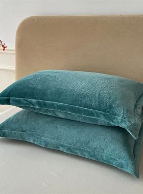 Solid Color Pillows Cover Velvet Pillowslip funda almohada 4