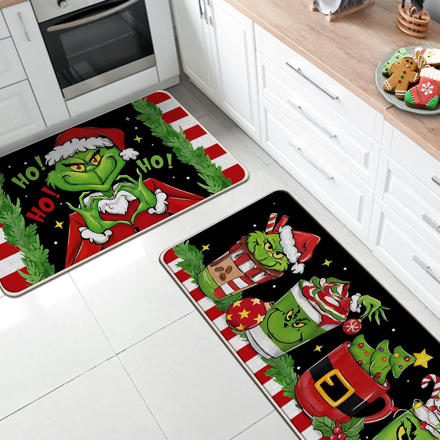 Temu Christmas Floor Mat Home Dirt-resistant Wear-resistant