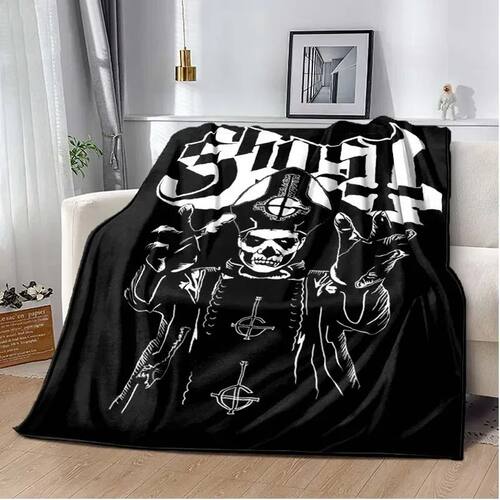 Ghost Band Blanket for Sofa Bed Bedroom Living Room,swedish