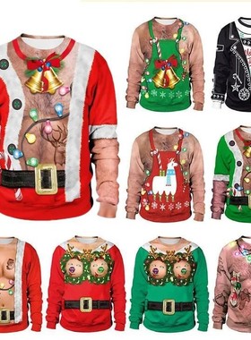 New listing Christmas Sweaters Stylish Unisex Men Women Sant