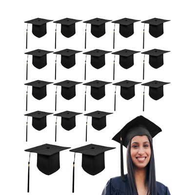 5pcs Academic Hat Acrylic Fibers Headwear Academy Souvenir C