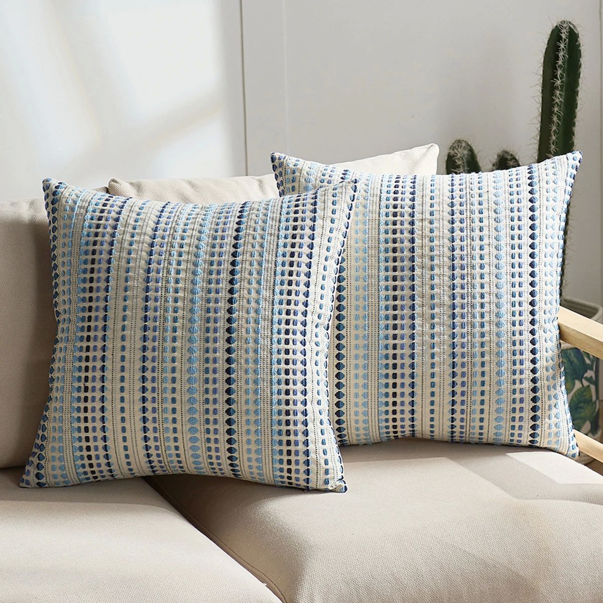 Chenille Pillow Cover 45x45cm Soft Throw Cushion Cover Decor