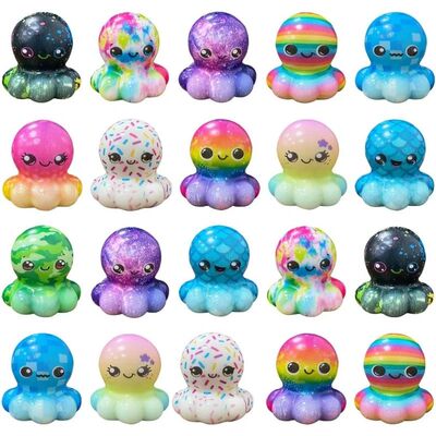 6/12PCS Octopus Slow Squishy Toys Soft Stress Relief Fidgets