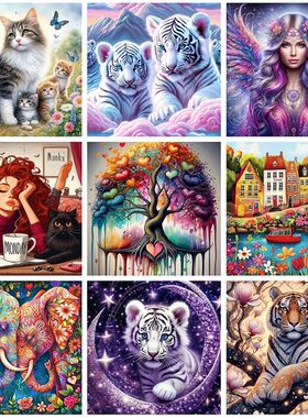 Wall Diamond Art Painting Kits Embroidery Full Crystal Acces
