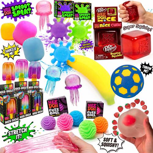 Random Squishy Toy Set Stress Relief Sensory Fidget Toys Sof