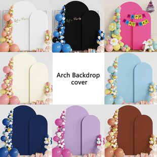 Arch Backdrop Cover,Photography Background for Baby Shower W
