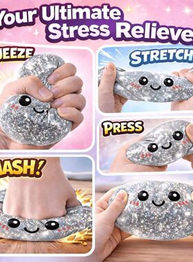 2026 Glitter Dumpling Squishy with Box Dumplings Sensory Squ