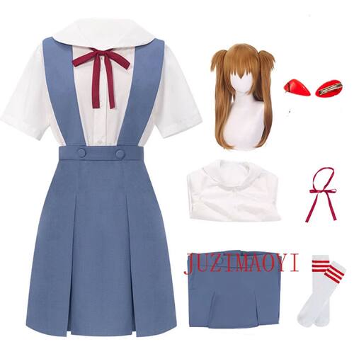 Rei Ayanami Cosplay Costume Asuka Langley Soryu Cosplay  Wom