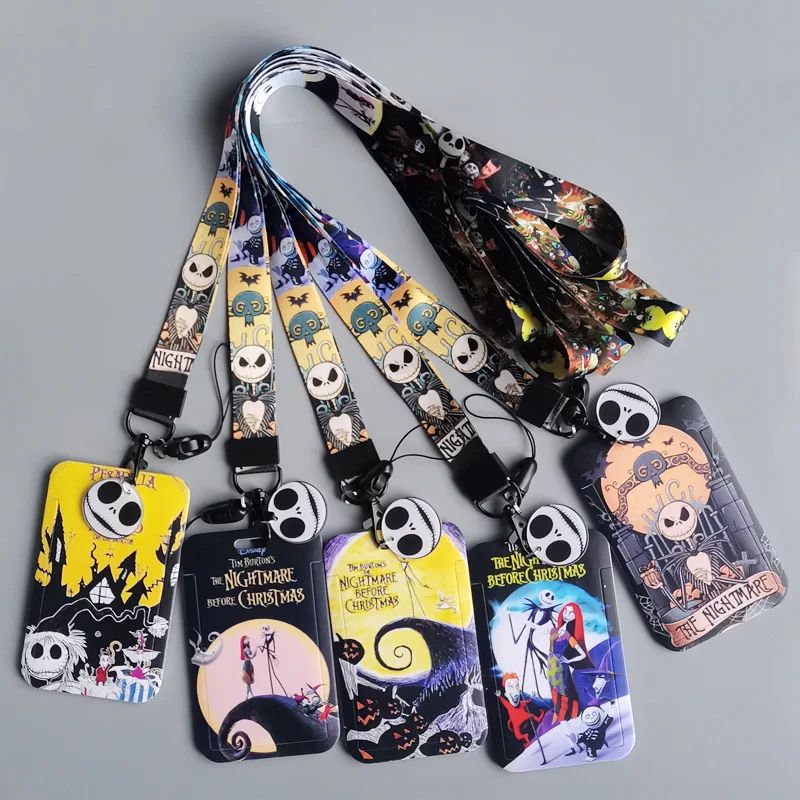 The Nightmare Before Christmas Lanyard for Key ID Credit Car