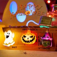 Halloween Led Lights String Pumpkin Witch Ghost Decoration L thumbnail 8