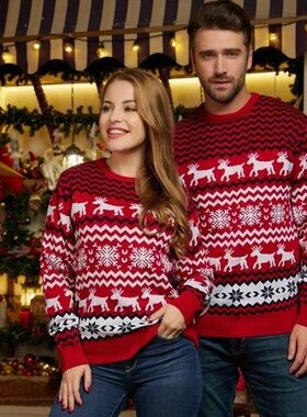 Women Men Boys Girls Christmas Sweaters Family Matching Outf