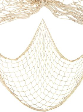 39x79in Beach Themed Fish Net Decorations for Pirate, Mermai