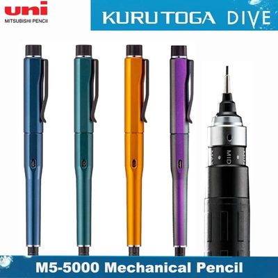 Uni M5-5000 Automatic Pencils, KuruToga Dive Self-turning Le