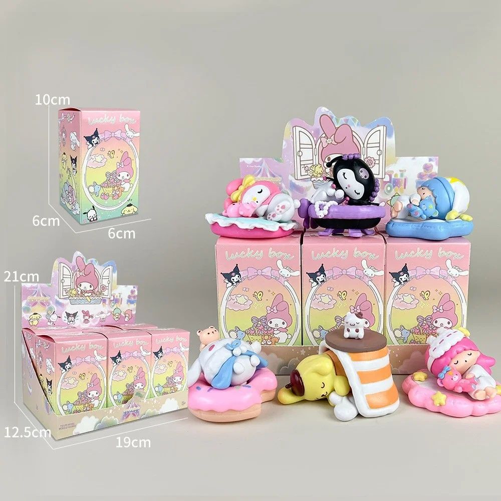Sanrio Blind Box Sleep Safely Hello Kitty MyMelody Kuromi Pa
