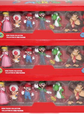 6/12pcs Super Mario Bros PVC Action Figure Toys Dolls Model