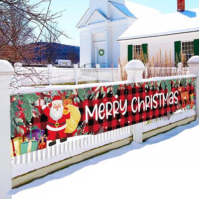 Christmas Outdoor Banner Merry Christmas Decoraton For Home