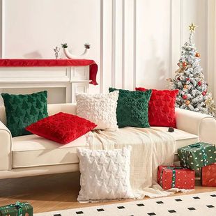 1PC Christmas Decorative Pillow Covers Cushion Cover Couch C